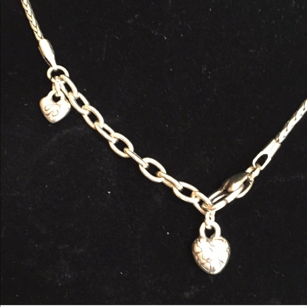 BRIGHTON- Silver Cord With Open Heart Pendant ❤️ - Picture 3 of 3